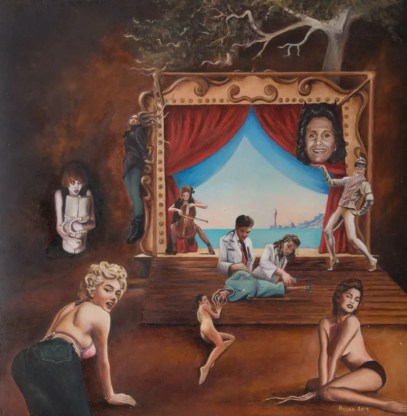 Scenery for the Play “Doom Marilyn Dreams”
