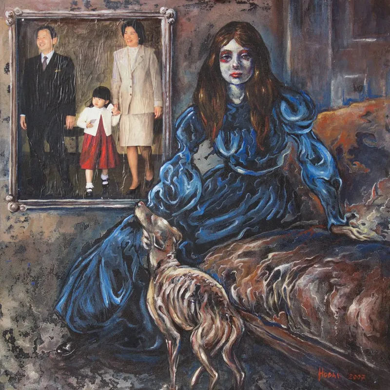 Julie Manet and her greyhound Laertes back from the dead