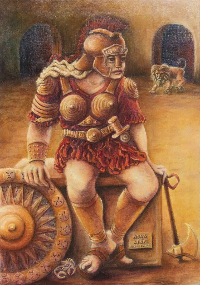 Azra Vs. Lion (Brave heart)