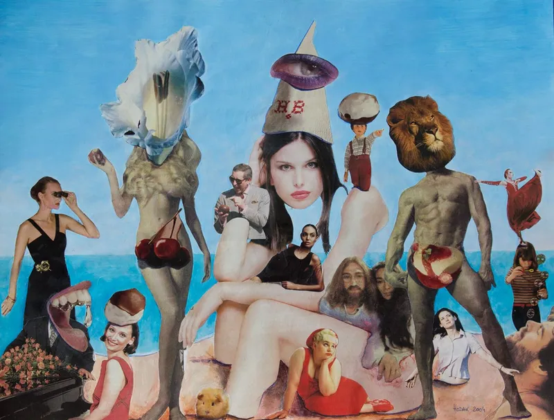 Neo-Surrealistic Adam & Eve (The Worship of Beautiful Young Flesh)