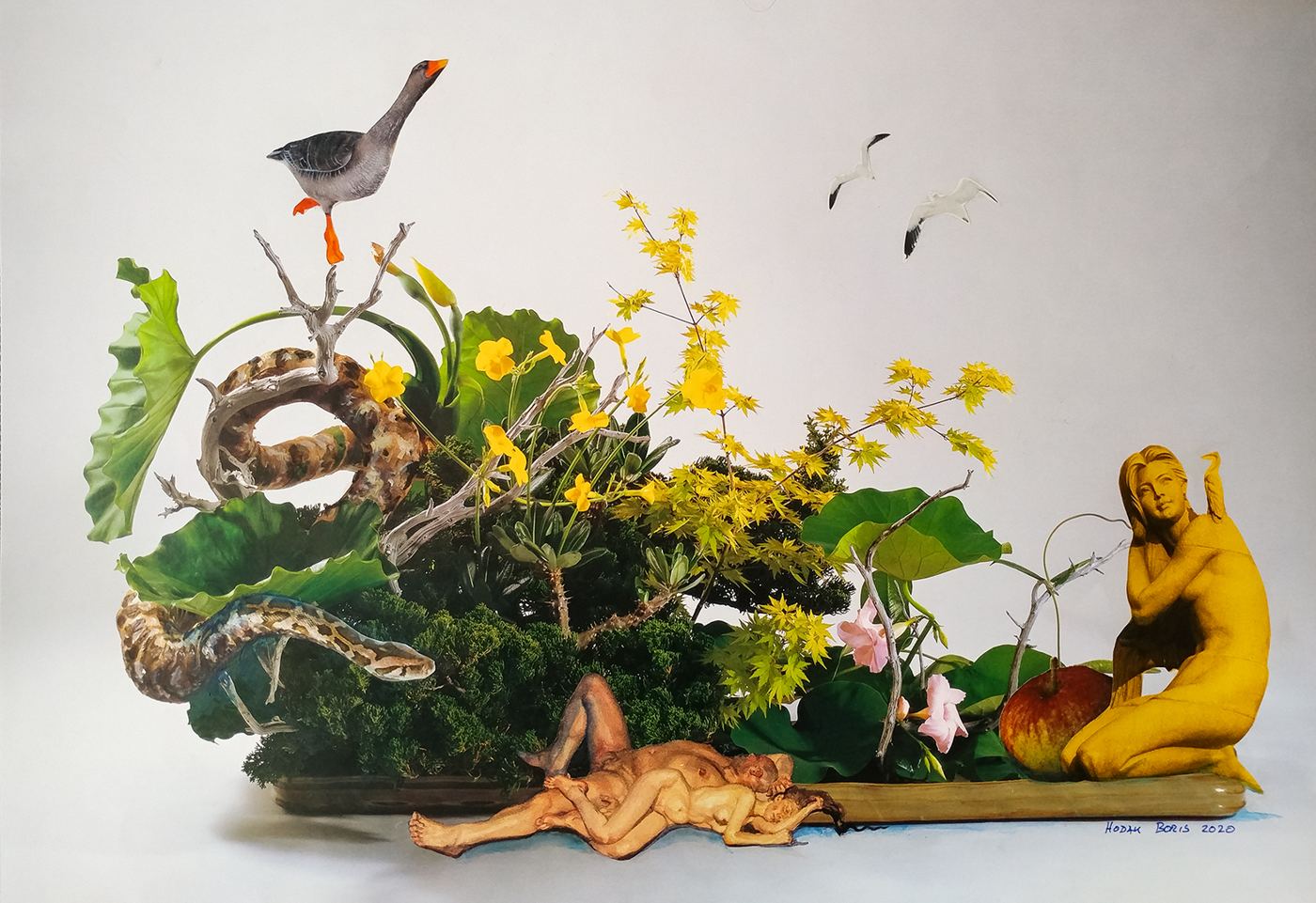 The Eden Ikebana – after Lucian Freud